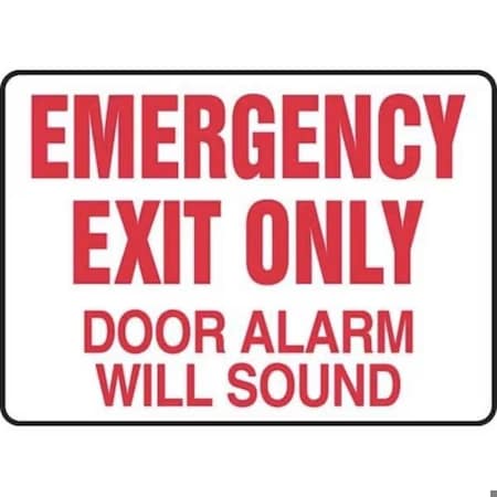 Accuform Exit Sign, Accu-Shield, 10 in W, 7 in H MEXT591XP